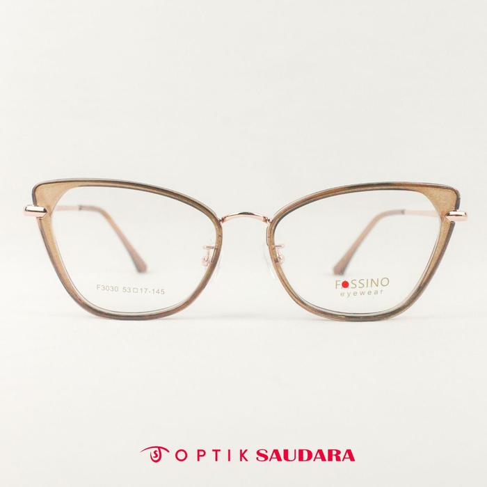 Optik Saudara - Frame Fassino - Kacamata Wanita Model Cat Eye Super Stylish F FAS3030 C5 53