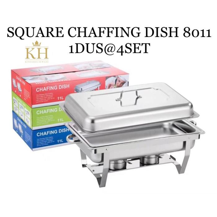 KH- Chafing Dish prasmanan food Warmer / wajah saji berbagai sekat / tempat prasmanan tempat pemanas