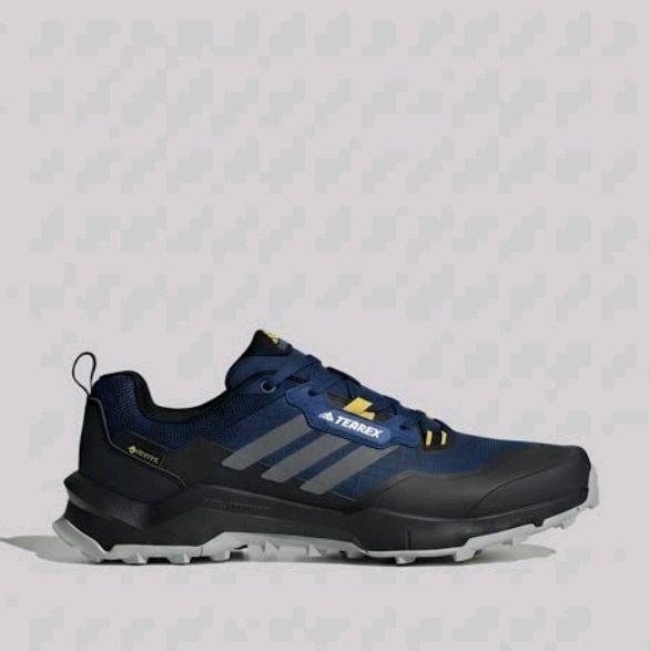 SEPATU ADIDAS TERREX AX4 'MID GORETEK NAVY  BLACK ORIGINAL'