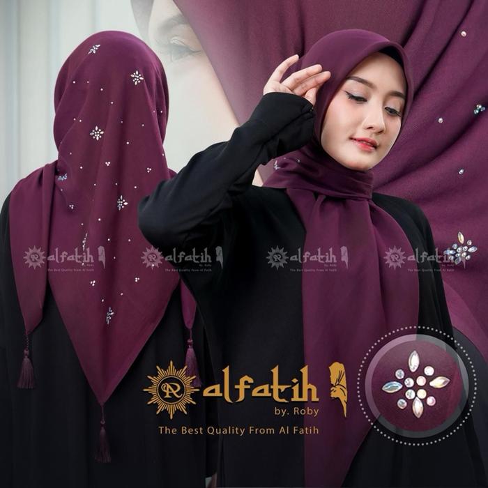 Hijab segi empat payet kuaci full swaroski//payet kuaci full//payet swaroski