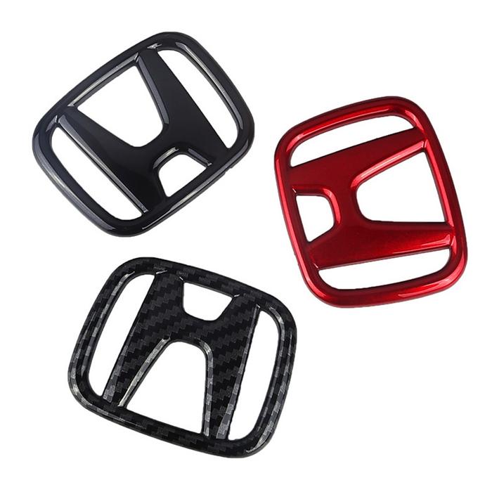 Stiker Logo stir Honda Jazz / City / Hrv / Crv / Civic / Brv / Accord Glossy Warna Merah / Hitam / C