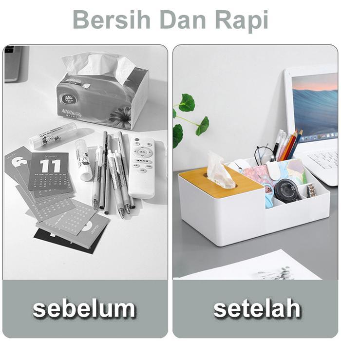Tempat Tissue Kotak Tisu Minimalis Rak Kosmetik Rak Skincare Dan