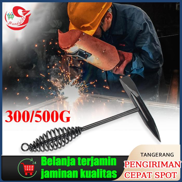 500G Palu Ketok Kerak Palu Ketok Karat-Palu Las-Chipping Hammer