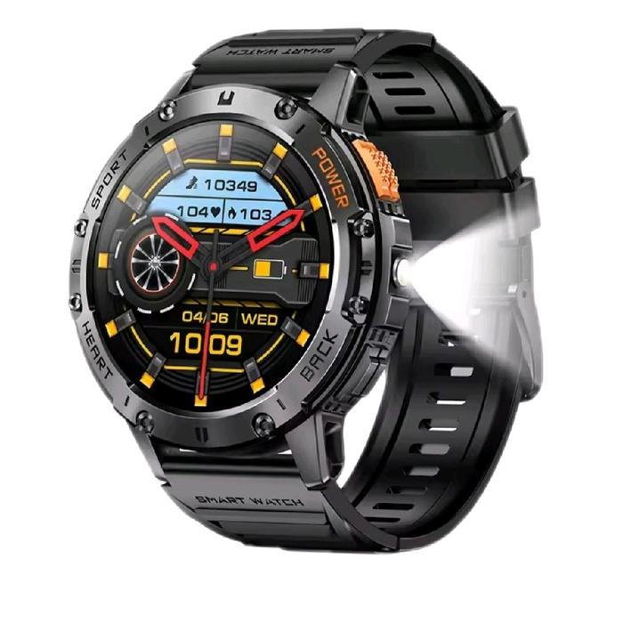 smart watch Lige men with Flashlight sport