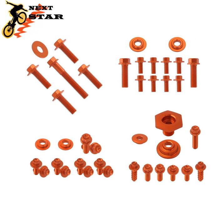 For KTM EXC 125 250 350 450 505 2008 2009-2011 CNC Motorcycle Orange