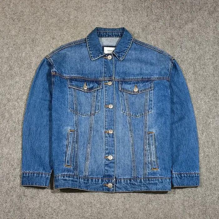 Jaket jeans pria FOREVER 21 size fit L second