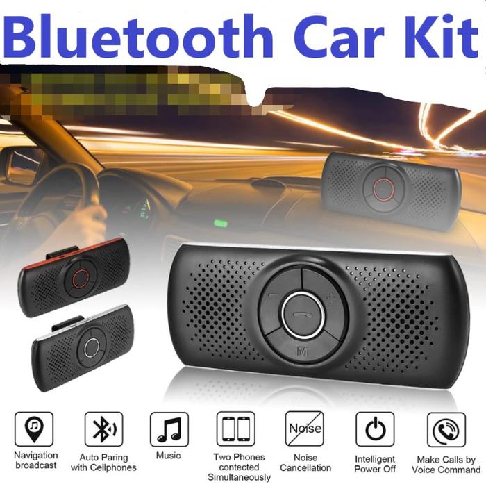 Wireless Car Kit Set Handsfree Speakerphone Multipoint Sun Visor