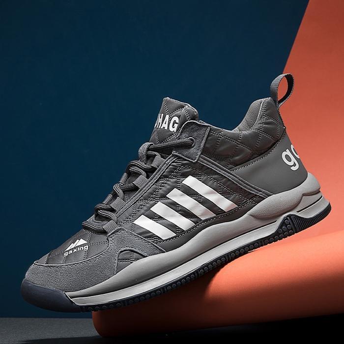Sepatu sneakers pria PRO-GAXING sepatu olahraga sporty sepatu high performace - GREY, 39