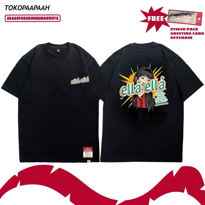 Kaos Ella Jkt48 Parodi Minuman Wota