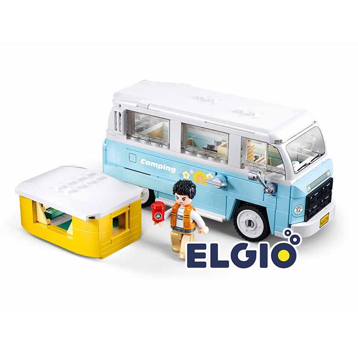 Sluban Bricks Mobil Minivan Camper TS-2 Camping B1192