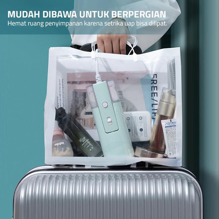 GM Bear GM Bear Setrika Uap Lipat 2113 - Setrika Baju Gosokan Uap Lipat Portable Handheld Garment St