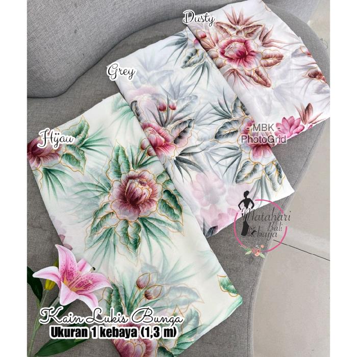 BAHAN / KAIN LUKIS MOTIF BUNGA