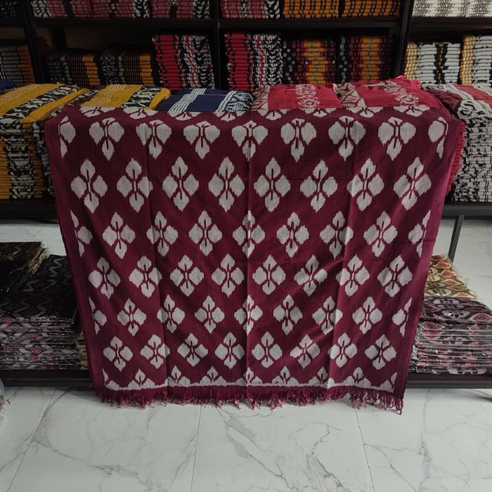 KAIN TENUN NTT TENUN IKAT TENUN BLANGKET MOTIF ROTE SUMBAWA SABU