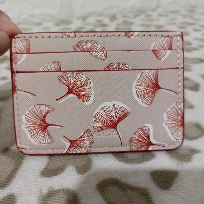 CARD HOLDER MANGO FLOWER DOMPET KARTU MOTIF Polka Dot