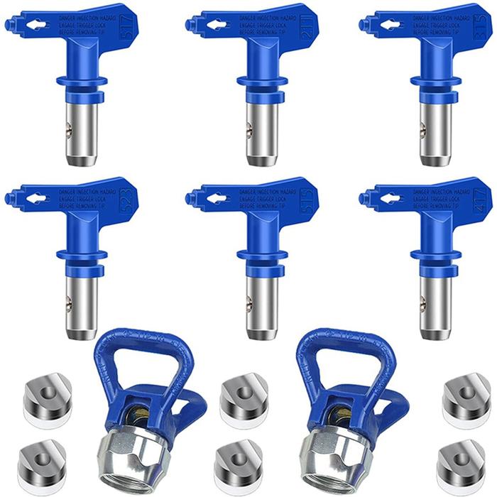 Airless Paint Nozzles Set,Reversible Spray Tips Airless Paint Sprayer Nozzle Airless Sprayer Sprayin