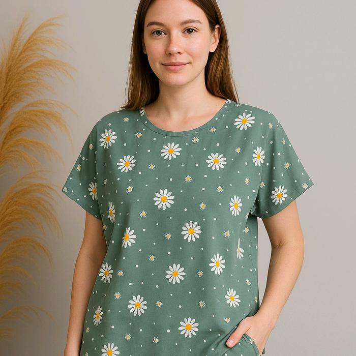 stelan daster murah grosir bahan rayon Baju Tidur Wanita Standar