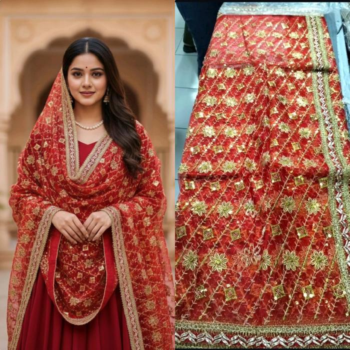 dupatta india/selendang india mewah/selendang adat/IF200