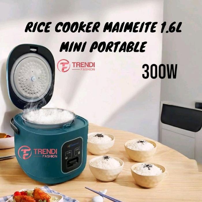 MAIMEITE Rice Cooker MTDFB-3-02 1.3L Mini Portable Travel Magic Com Penanak Nasi - Putih