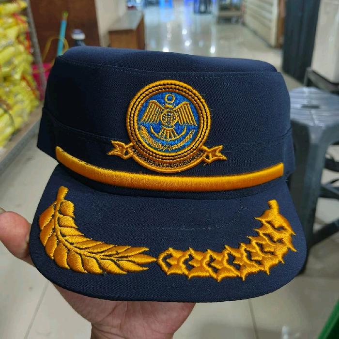 topi komando dishub komenhub/topi komando diahub gol 3/topi komando dishub bordir timbul