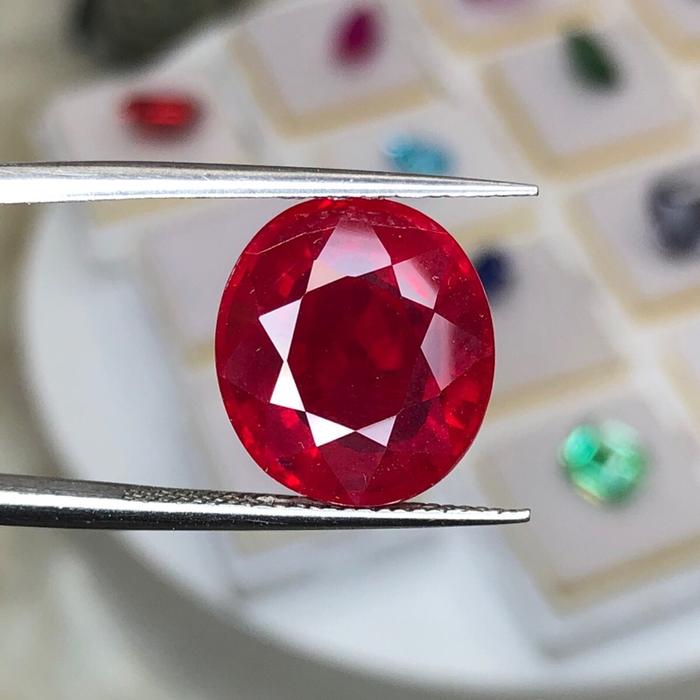Batu natural ruby pigeon blood memo