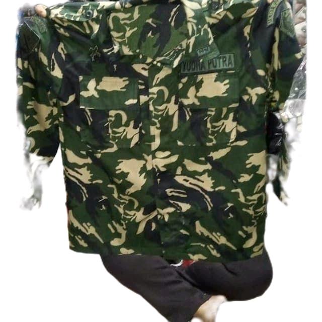 baju pdl loreng pemuda panca marga ppm resimen yudha putra 1 stel baju + celana
