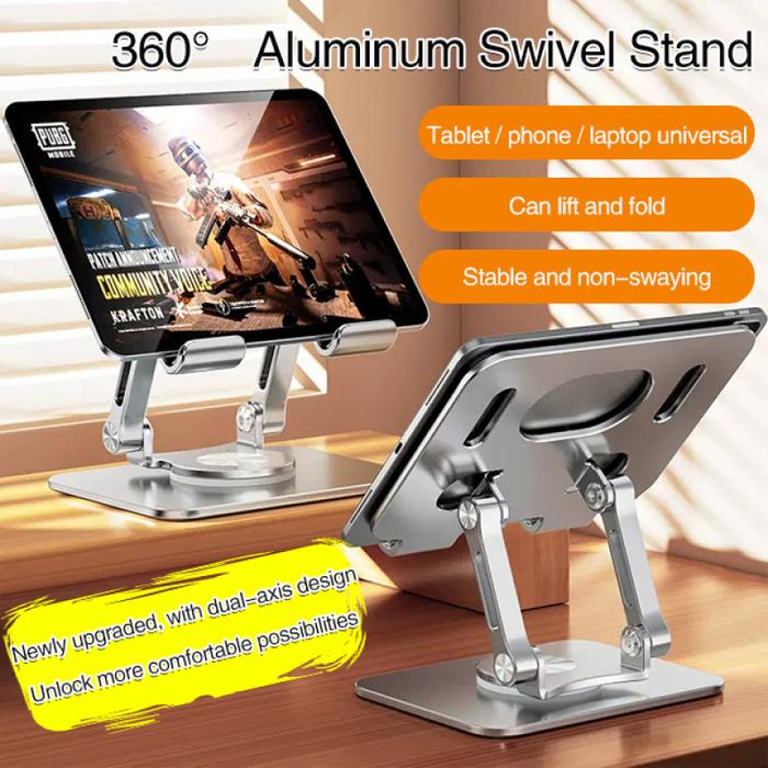 tablet stand Foldable Tablet Bracket Stand 360 Rotating Hollowed