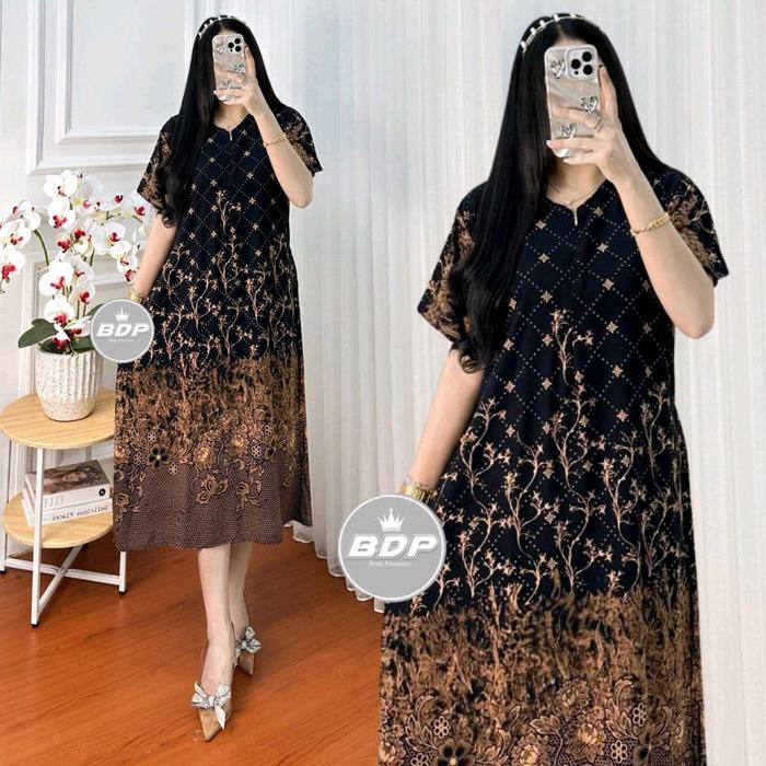 Daster Rayon Wanita Terbaru 2025 | Daster Rayon Wanita Kekinian | Daster Rayon Viral Wanita Ibu Meny