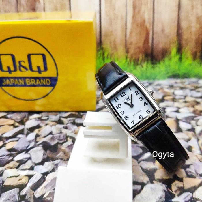 Q&Q QQ QnQ Analog Jam Tangan Wanita Kulit Hitam VG33J304Y Original