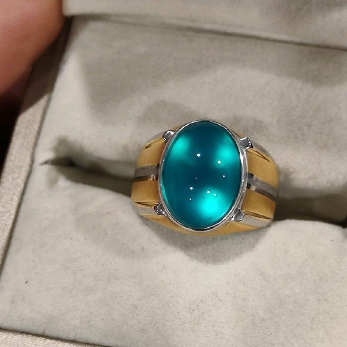 Bacan majiko tanah hitam blue metalic