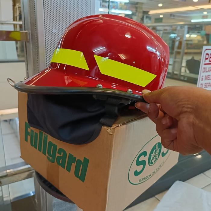 Helm Safety Pemadam Kebakaran SOS FUllgard / Helm Pemadam Anti Api