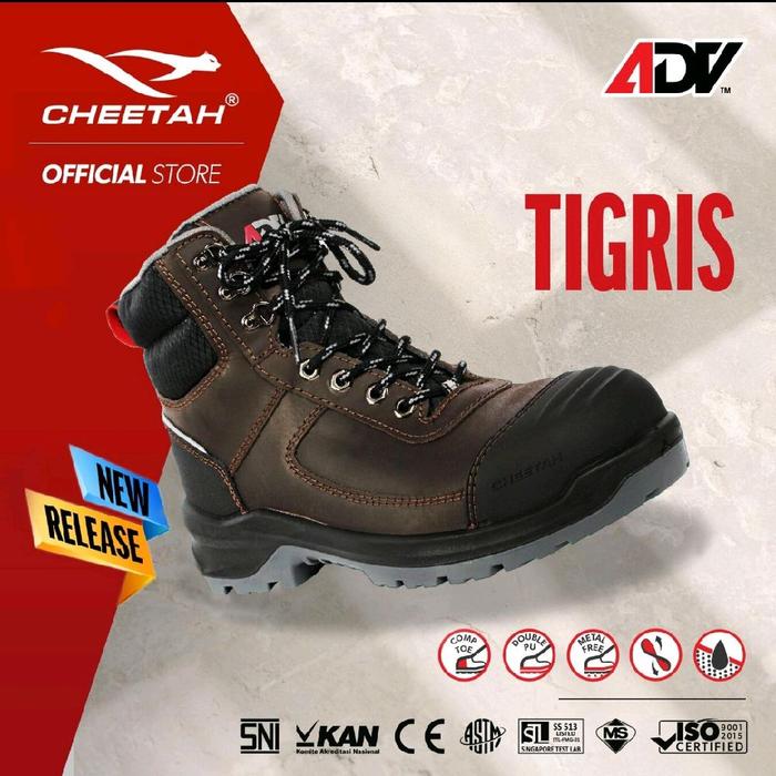 Cheetah Tigris 6111C Ziper Side S3 Ankle Boots