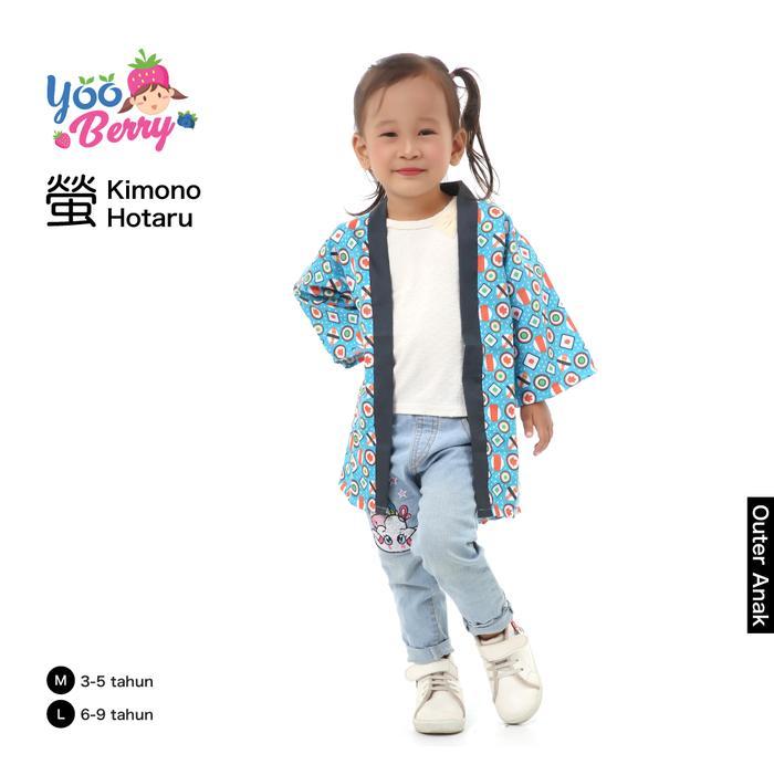 TERBAIK YooBerry Outer Kimono Anak Hotaru Kids Baju Yukata Perempuan Laki