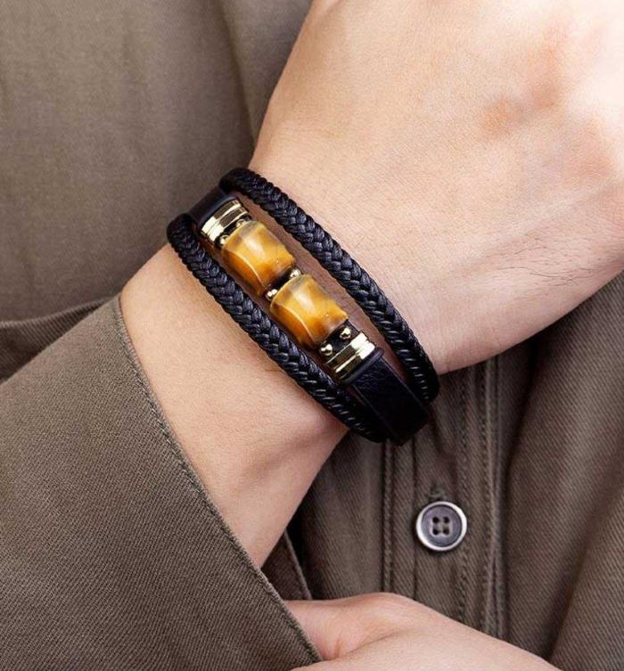 Gelang Kulit Kepang Mata Harimau