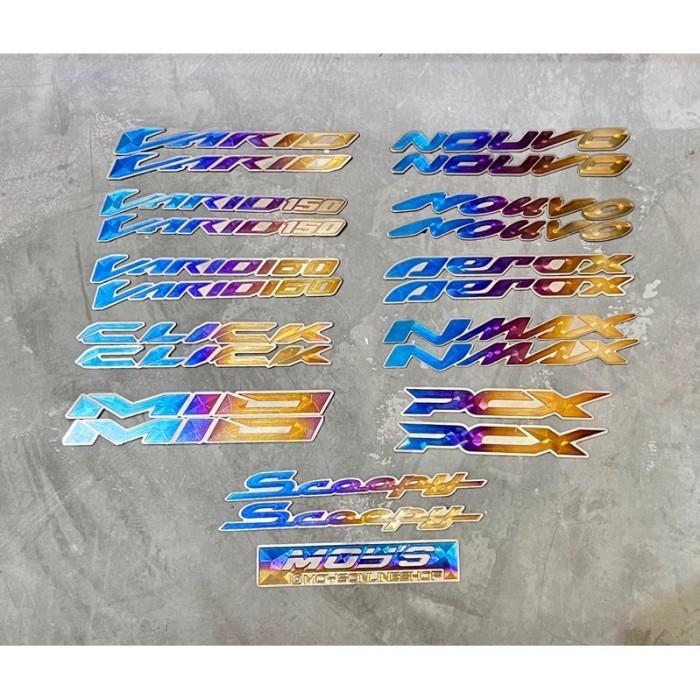 EMBLEM LOGO TITANIUM All EMBLEM PCX 150/160 VARIO 150/160 OSEAN