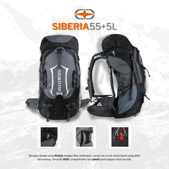 Tas Gunung Carrier CoTrek siberia 55+5L