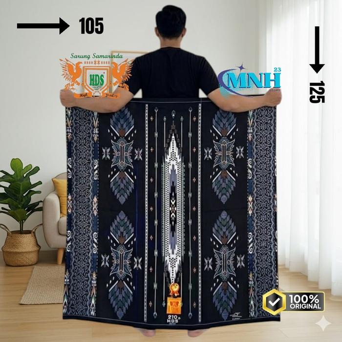 (BISA COD) SARUNG SAMARINDA HDS 210 ORIGINAL SARUNG SANTRI DEWASA MOTIF TERBARU