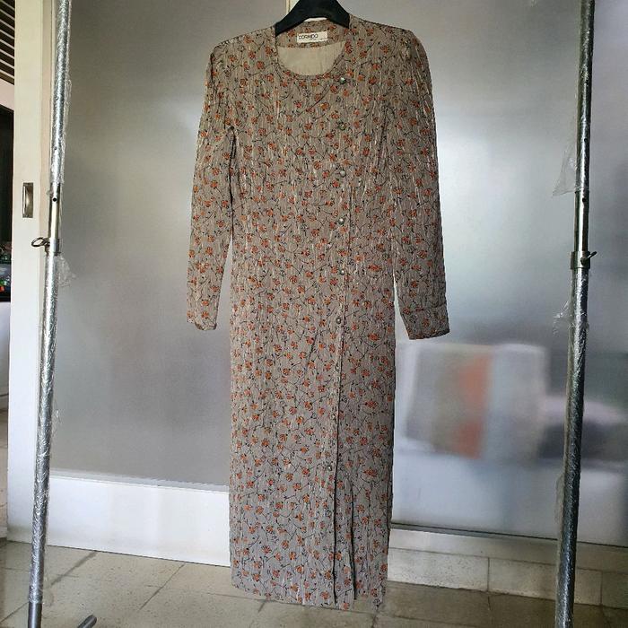 G baju wanita dress gaun gamis muslim panjang corrido preloved second Pesta Remaja Kondangan