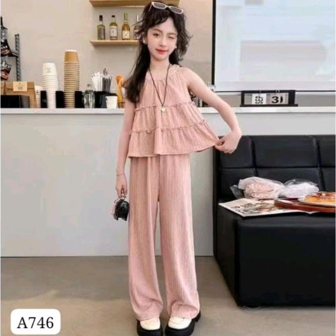XY KIDS//SETELAN KULOT IMPORT ANAK PEREMPUAN 5-13 TAHUN/SETELAN KULOT ANAK PEREMPUAN/SETELAN KULOT K