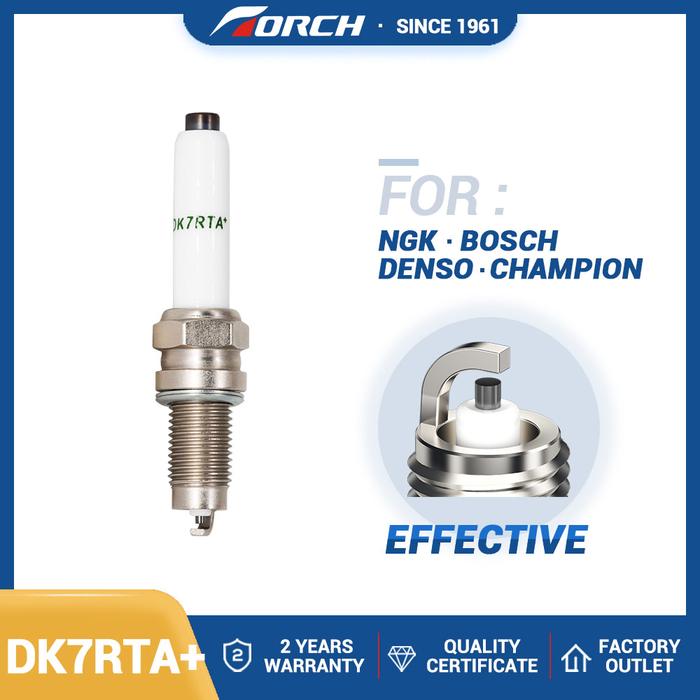 1PCS Torch DK7RTA+ Spark Plug Replace for Candles Y6LER02 0241145523