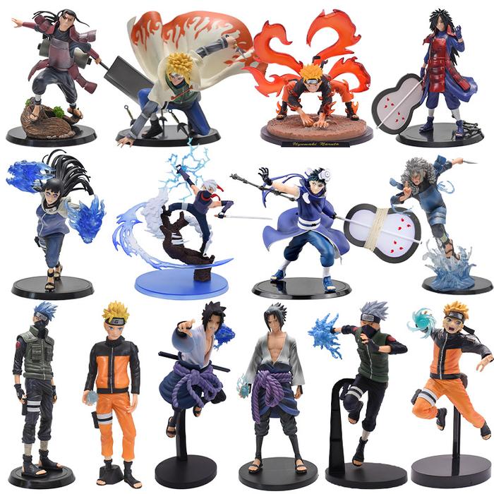 14-32cm Naruto Figure Kakashi Uchiha Sasuke Madara Hinata Natuto
