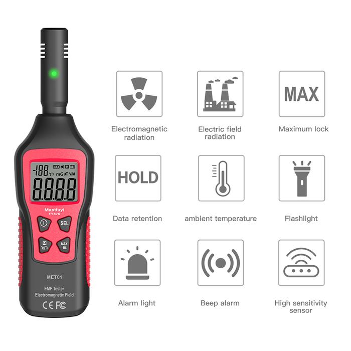 Fuyi Fy876 Emf Meter Electromagnetic Radiation Detector High