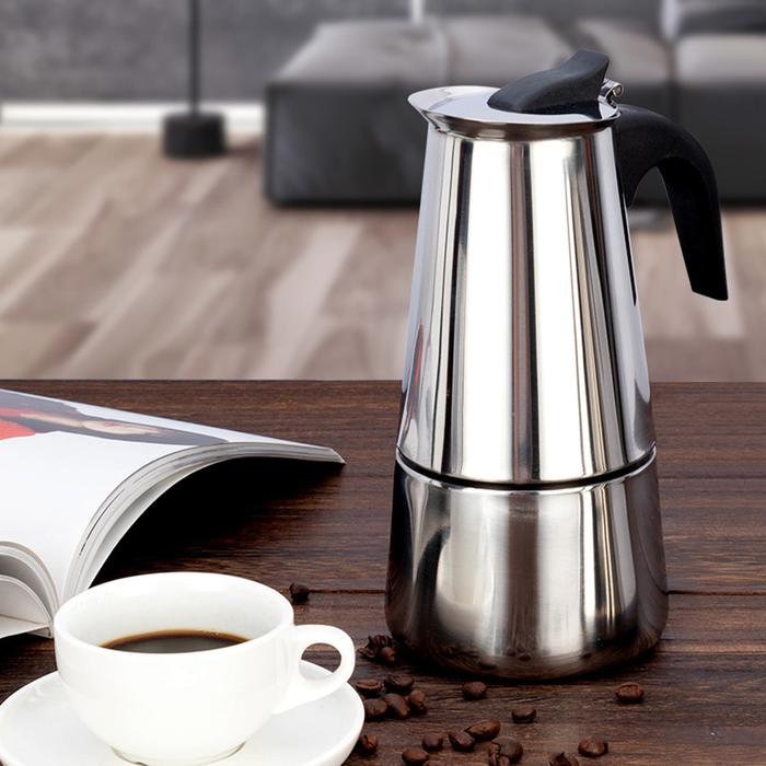 Stainless Steel Coffee Pot Italian Moka Pot Espresso Coffee Maker Pot