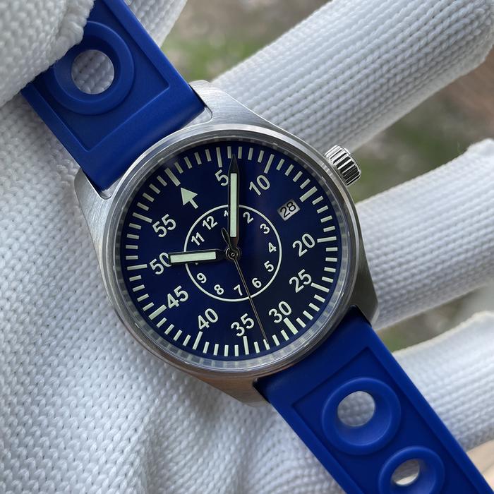 STEELDIVE 200M Dive Watch sterile dial Mechanical Pilot NH35 movement