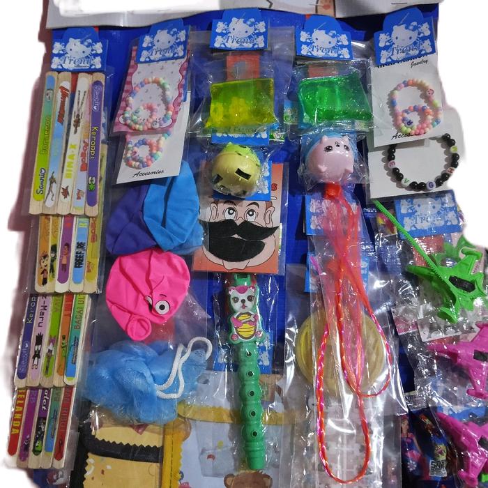 Bundling mix mainan anak serba 2000/Aksesories serba 2000/mainan gantung/ACC murah/Mainan anak/Bundl