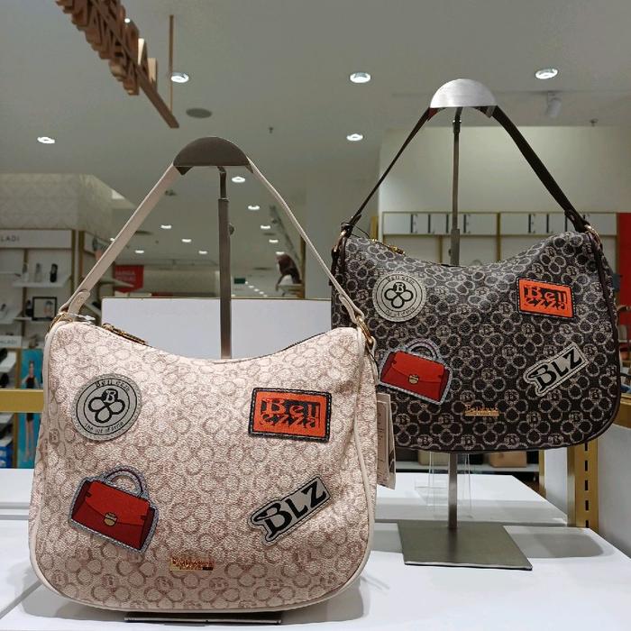 Tas Wanita Handbag BELLEZZA CZ219 Original Depstore Mall Ori Tas Jinjing Selempang Motif Fashion Cew