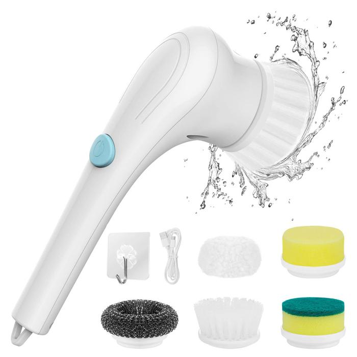 Spin Electric Brush Scrubber Cordless Motorized Shower Scrubber