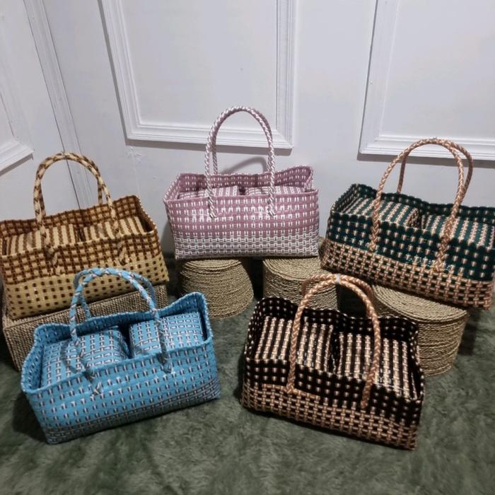tas keben set 2 jaly2/set keben/free besek bambu