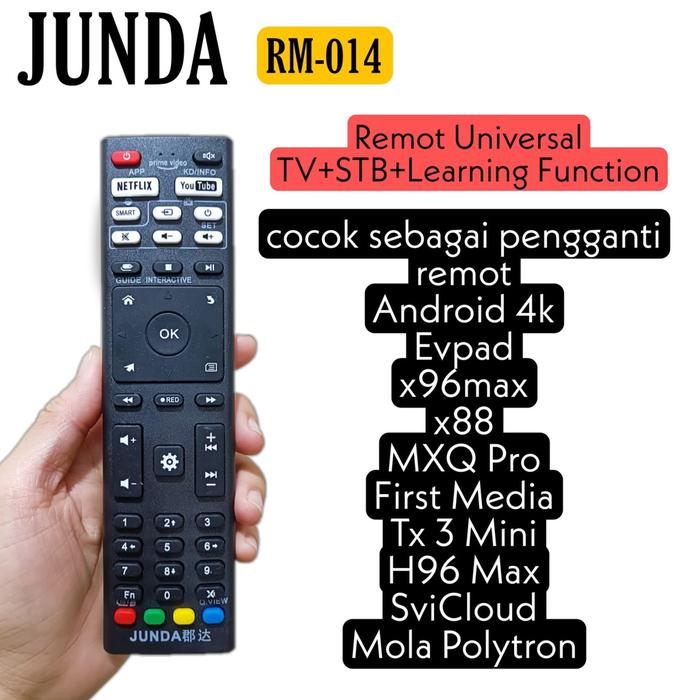 Remot Universal STB Android WIFI JUNDA RM-014 + Learning Function