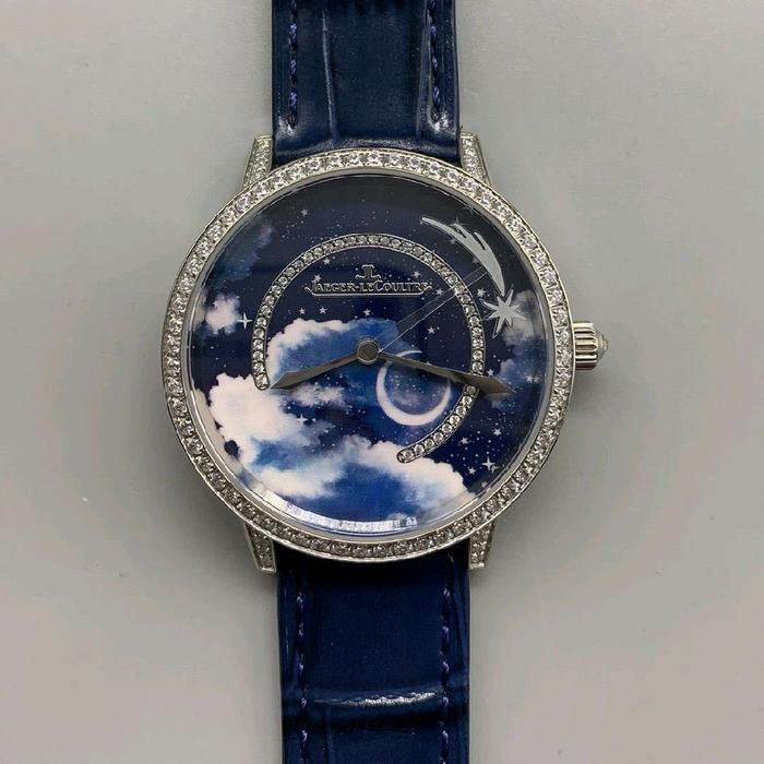 Jam Tangan Jaeger Le-coultre Blue Swiss Automatic 36mm Clone