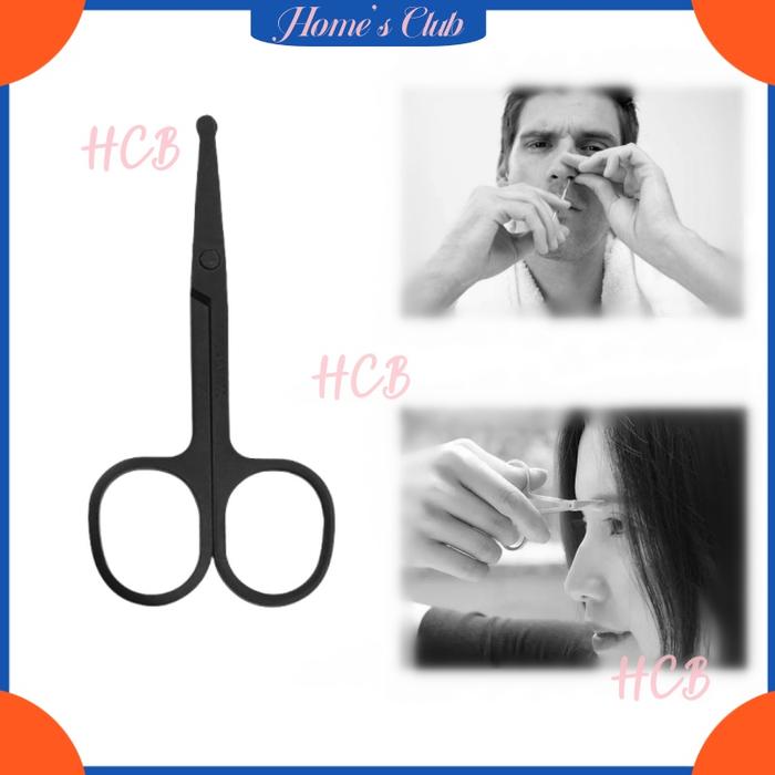 HCB Gunting Bulu Hidung / Alat Cukur Mata Alis Benang / Gunting Cukur Kecil Stainless Steel Ujung Tu